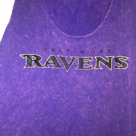 Baltimore Ravens Acid Wash Super Soft Tank Top - Picture 2 of 8